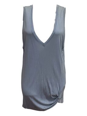 GUCCI Sleeveless V-Neck Women's Tank Top Blue size L *PLEASE READ*